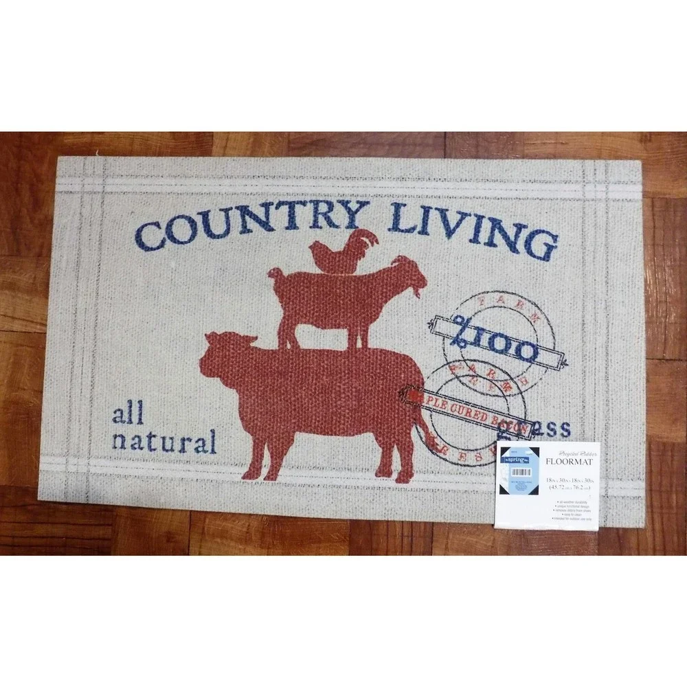 New MOHAWK Cushioned Rubber Door Farmhouse Style Country Living Recycled Rubber